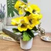 Darthome Limited Artificial Yellow Pansy In Pot -Décor Dreams Shop IMG E7053 edited199
