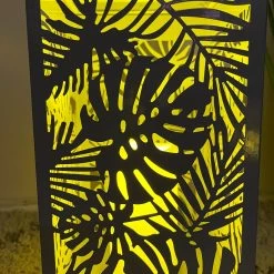 Darthome Limited LED Grey Leaf Hurricane Lanterns -Décor Dreams Shop IMG E7193 edited305