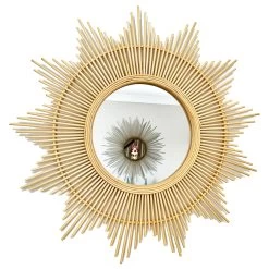 Darthome Limited 60cm Bamboo Sunburst Wall Mirror -Décor Dreams Shop IMG E7266copy