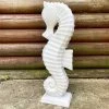 Darthome Limited White Seahorse Garden Ornament - Marble Resin -Décor Dreams Shop IMG E7312 editedBY