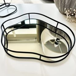 Darthome Limited Black Pebble Mirror Tray - Style A -Décor Dreams Shop IMG E7391 286efd55 3daa 4c7a a189 25174b1278e0
