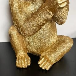 Darthome Limited Large Gold Up Yours Monkey Ornament -Décor Dreams Shop IMG E7392
