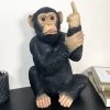 Darthome Limited Black Up Yours Monkey Ornament 21x30x20cm -Décor Dreams Shop IMG E7402