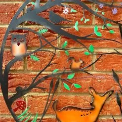 Darthome Limited Woodland Wildlife Metal Wall Art - Coloured Finish -Décor Dreams Shop IMG E7402 editedF