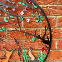 Darthome Limited Woodland Wildlife Metal Wall Art - Coloured Finish -Décor Dreams Shop IMG E7404 editedH