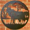 Darthome Limited Horse And Foal Silhouette Metal Wall Art 60cm -Décor Dreams Shop IMG E7406 editedJ