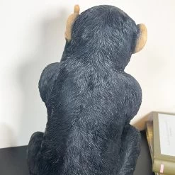 Darthome Limited Black Up Yours Monkey Ornament 21x30x20cm -Décor Dreams Shop IMG E7411
