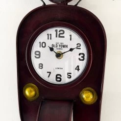Darthome Limited Red Scooter Wall Clock -Décor Dreams Shop IMG E7416