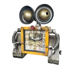 Darthome Limited Yellow Square Robot Clock -Décor Dreams Shop IMG E7418copy