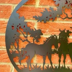 Darthome Limited Horse Pair Silhouette Metal Wall Art 50cm -Décor Dreams Shop IMG E7433 editedAJ