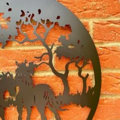 Darthome Limited Horse Pair Silhouette Metal Wall Art 50cm -Décor Dreams Shop IMG E7434 editedAK