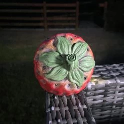 Darthome Limited Rabbit In Strawberry Solar Garden Ornament -Décor Dreams Shop IMG E7509 editedDA