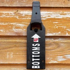 Darthome Limited Bottoms Up Cast Iron Wall Bottle Opener