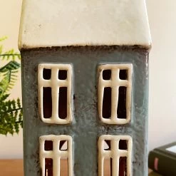 Darthome Limited Tall Ceramic Grey House Tea Light Holder -Décor Dreams Shop IMG E7640