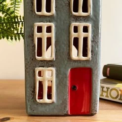 Darthome Limited Tall Ceramic Grey House Tea Light Holder -Décor Dreams Shop IMG E7641