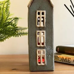 Darthome Limited Tall Ceramic Grey House Tea Light Holder -Décor Dreams Shop IMG E7642 1f6e0c11 4a3e 4743 a220 7980157c09fd