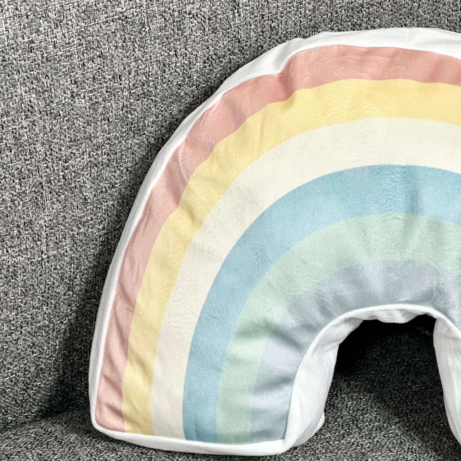 Darthome Limited Pastel Rainbow Cushion 4 Darthome Limited Pastel Rainbow Cushion - Image 2