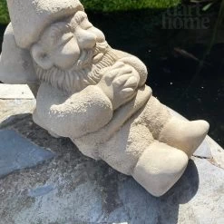Darthome Limited Stone Sleeping Gnome Garden Ornament -Décor Dreams Shop IMG E7655 editedE