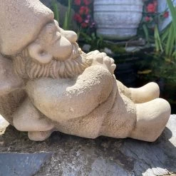Darthome Limited Stone Sleeping Gnome Garden Ornament -Décor Dreams Shop IMG E7659 editedH