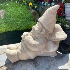 Darthome Limited Stone Sleeping Gnome Garden Ornament -Décor Dreams Shop IMG E7660 editedI