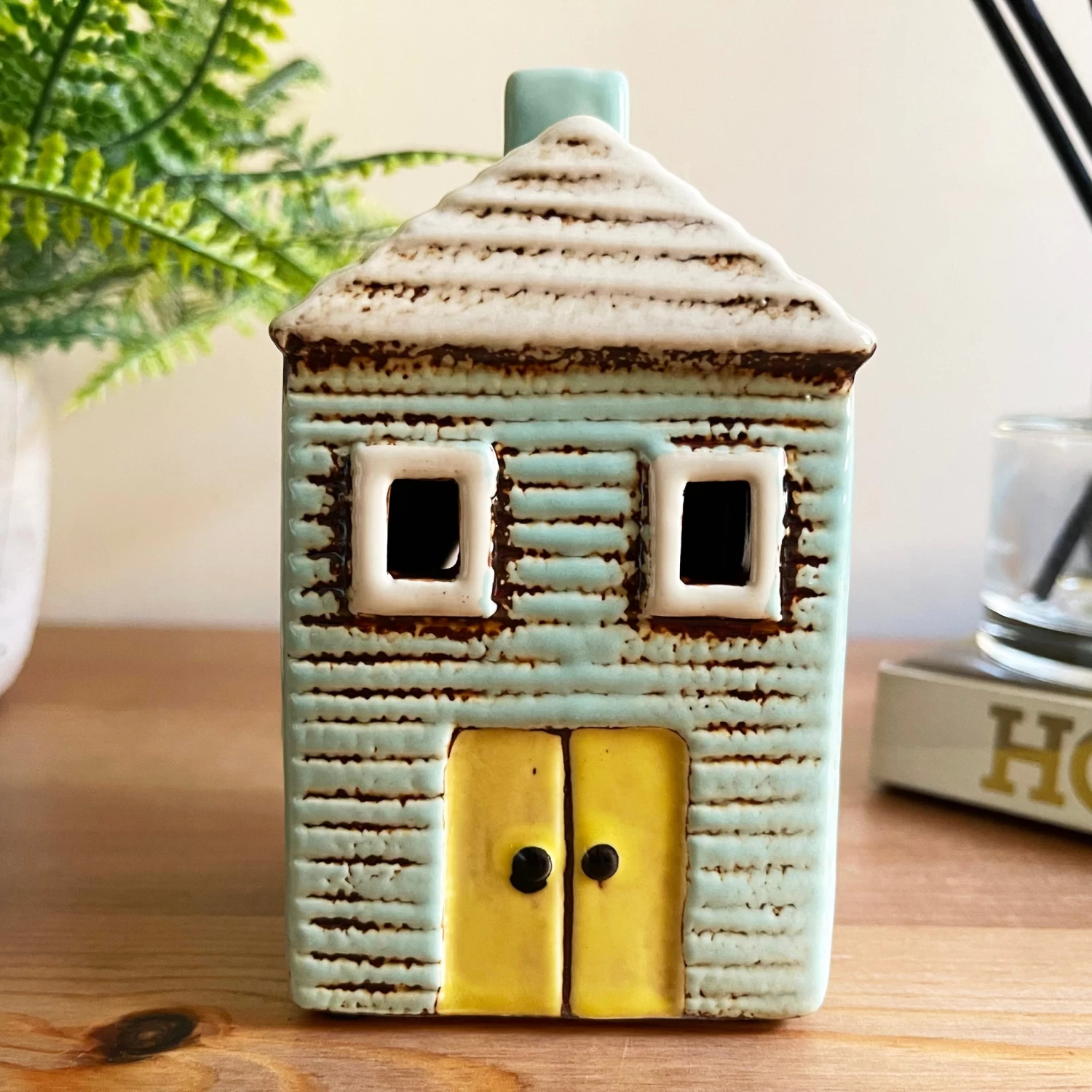 Darthome Limited Ceramic Blue House Tealight Holder 4 Darthome Limited Ceramic Blue House Tealight Holder - Image 2