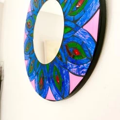 Darthome Limited Peacock Feather Mosaic Wall Mirror 30cm 9 Darthome Limited Peacock Feather Mosaic Wall Mirror 30cm -Décor Dreams Shop IMG E7719 edited181