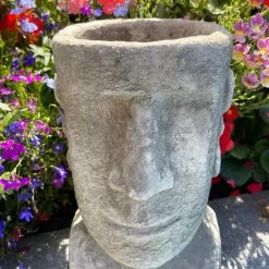 Darthome Limited Stone Easter Island Head Planter -Décor Dreams Shop IMG E7726 editedBO