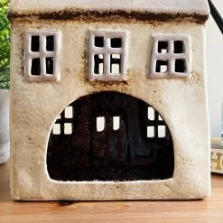 Darthome Limited Cream Cottage House Candle Holder -Décor Dreams Shop IMG E7730