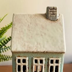 Darthome Limited Tall Blue House Tea Light Holder 18 Darthome Limited Tall Blue House Tea Light Holder -Décor Dreams Shop IMG E7738