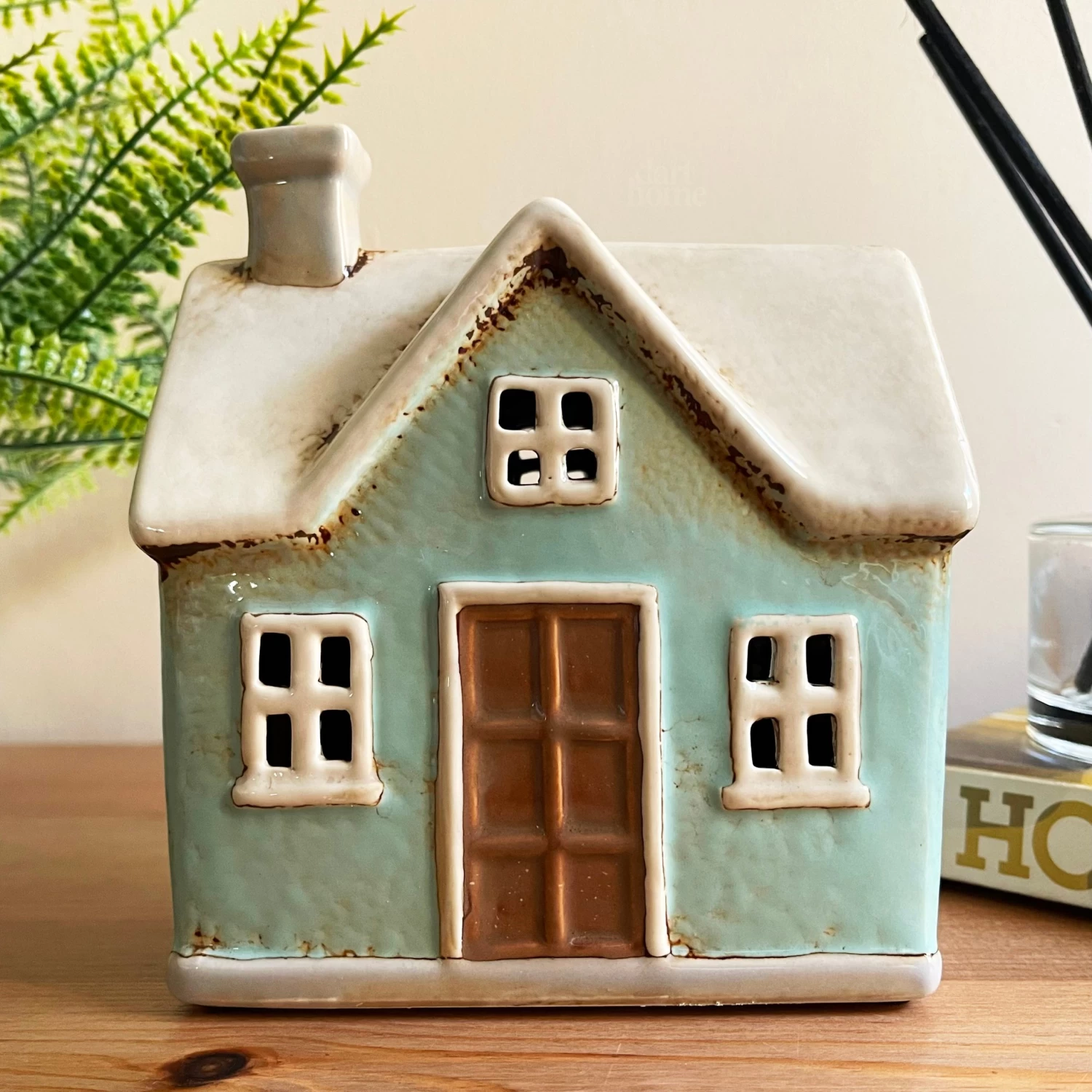 Darthome Limited Ceramic Green House Candle Holder 4 Darthome Limited Ceramic Green House Candle Holder - Image 2