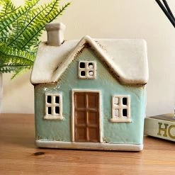Darthome Limited Ceramic Green House Candle Holder 19 Darthome Limited Ceramic Green House Candle Holder -Décor Dreams Shop IMG E7751