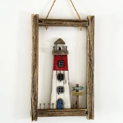 Darthome Limited Framed Coastal Lighthouse Wall Decor