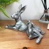Darthome Limited Silver March Hare & Baby Ornament 1 Darthome Limited Silver March Hare & Baby Ornament -Décor Dreams Shop IMG E7812