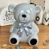 Darthome Limited Ceramic Teddy Bear Moneybox - Light Grey -Décor Dreams Shop IMG E7868 editedBE