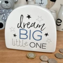 Darthome Limited Ceramic Moneybox Dream Big Little One 9 Darthome Limited Ceramic Moneybox Dream Big Little One -Décor Dreams Shop IMG E7890 editedCA