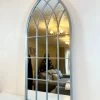 Darthome Limited Tall Silver Window Style Arch Wall Mirror 115cm -Décor Dreams Shop IMG E8052