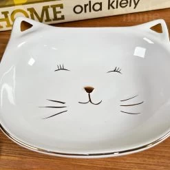 Darthome Limited Glossy White Cat Face Trinket Dish -Décor Dreams Shop IMG E8104 editedHD