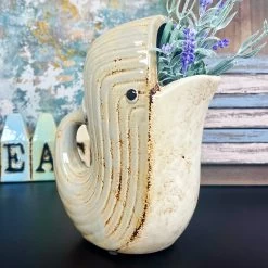 Darthome Limited Grey Ceramic Whale Jug -Décor Dreams Shop IMG E8142 editedC