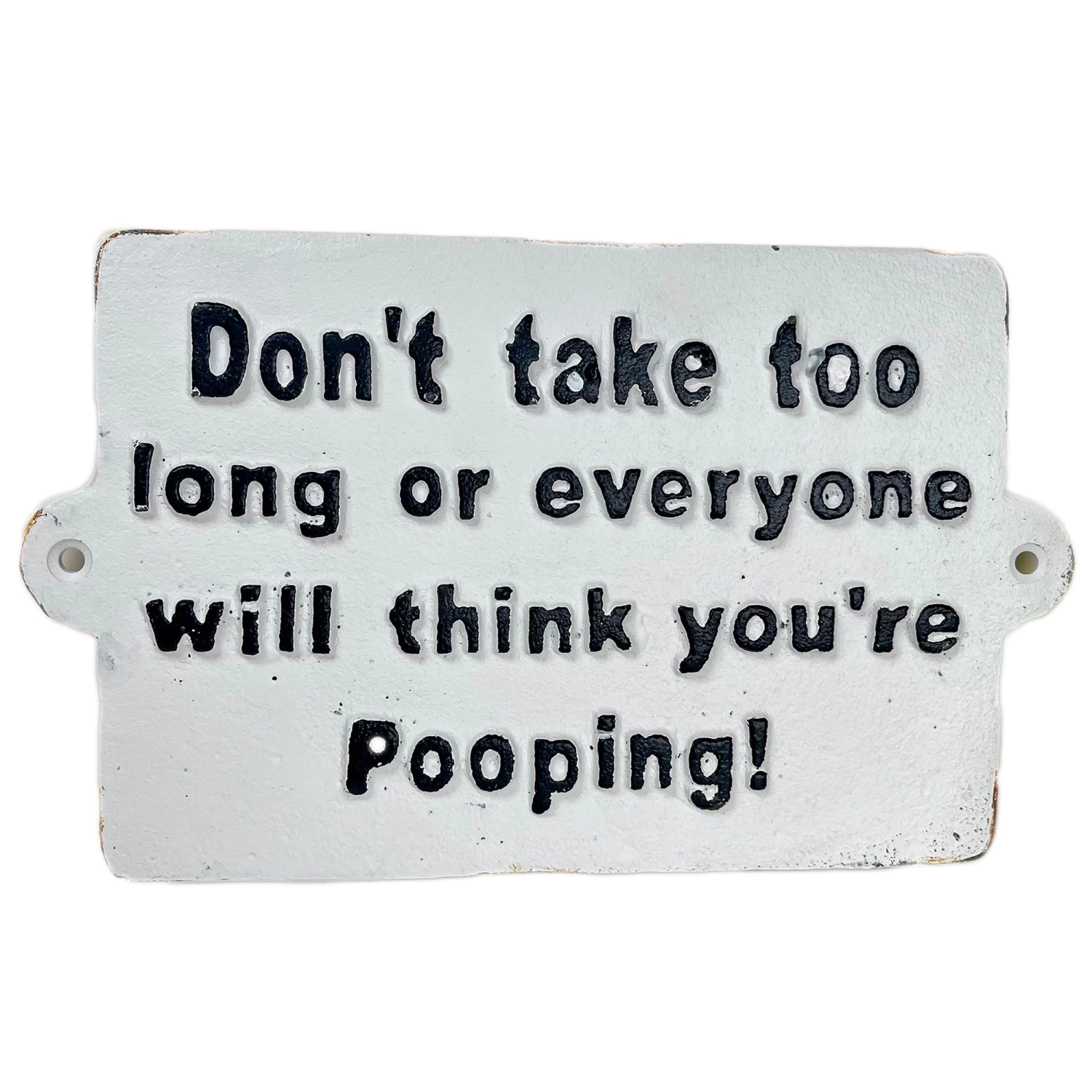 Darthome Limited Dont Take Too Long Bathroom Wall Plaque 7 Darthome Limited Dont Take Too Long Bathroom Wall Plaque - Image 5
