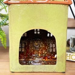 Darthome Limited Green Clock Tower House Candle Holder -Décor Dreams Shop IMG E8239