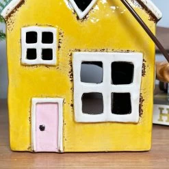 Darthome Limited Ceramic Yellow House Hanging Lantern -Décor Dreams Shop IMG E8244