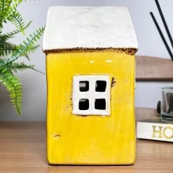 Darthome Limited Ceramic Yellow House Hanging Lantern -Décor Dreams Shop IMG E8248