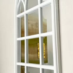 Darthome Limited White Gothic Arch Window Mirror 70cm -Décor Dreams Shop IMG E8271 editedDQ