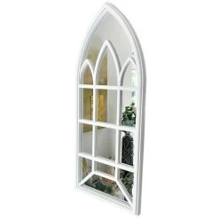 Darthome Limited White Gothic Arch Window Mirror 70cm -Décor Dreams Shop IMG E8274 editedDScopy