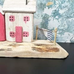 Darthome Limited Rustic Wooden Harbour Cottages Ornament -Décor Dreams Shop IMG E8357