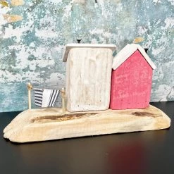 Darthome Limited Rustic Wooden Harbour Cottages Ornament -Décor Dreams Shop IMG E8362