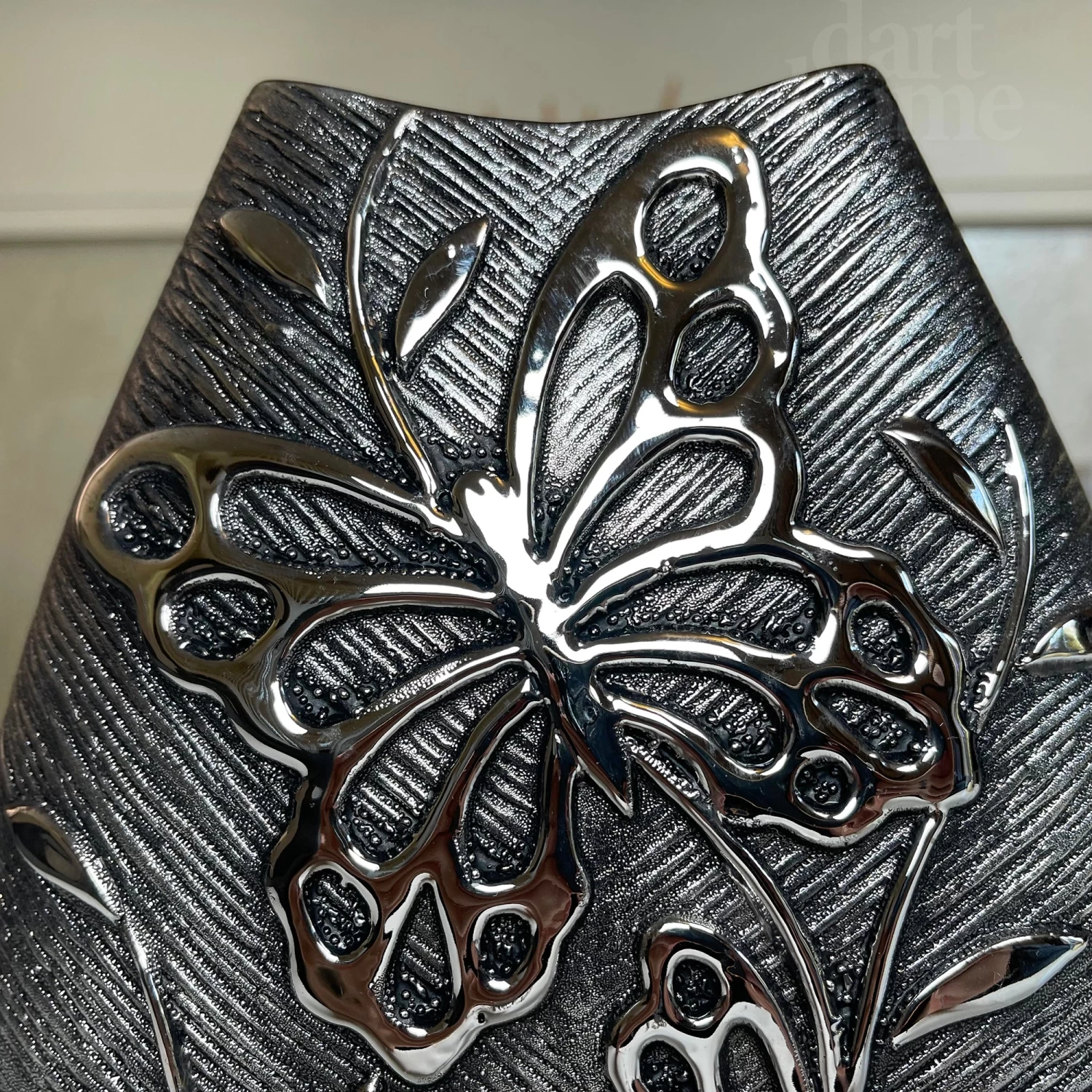 Darthome Limited Wide Ceramic Butterfly Vase 4 Darthome Limited Wide Ceramic Butterfly Vase - Image 2