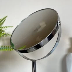 Darthome Limited 2x Magnifying Chrome Pedestal Mirror -Décor Dreams Shop IMG E8700