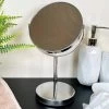 Darthome Limited 2x Magnifying Chrome Pedestal Mirror -Décor Dreams Shop IMG E8705