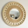 Darthome Limited Round Natural Bamboo Mirror 56cm